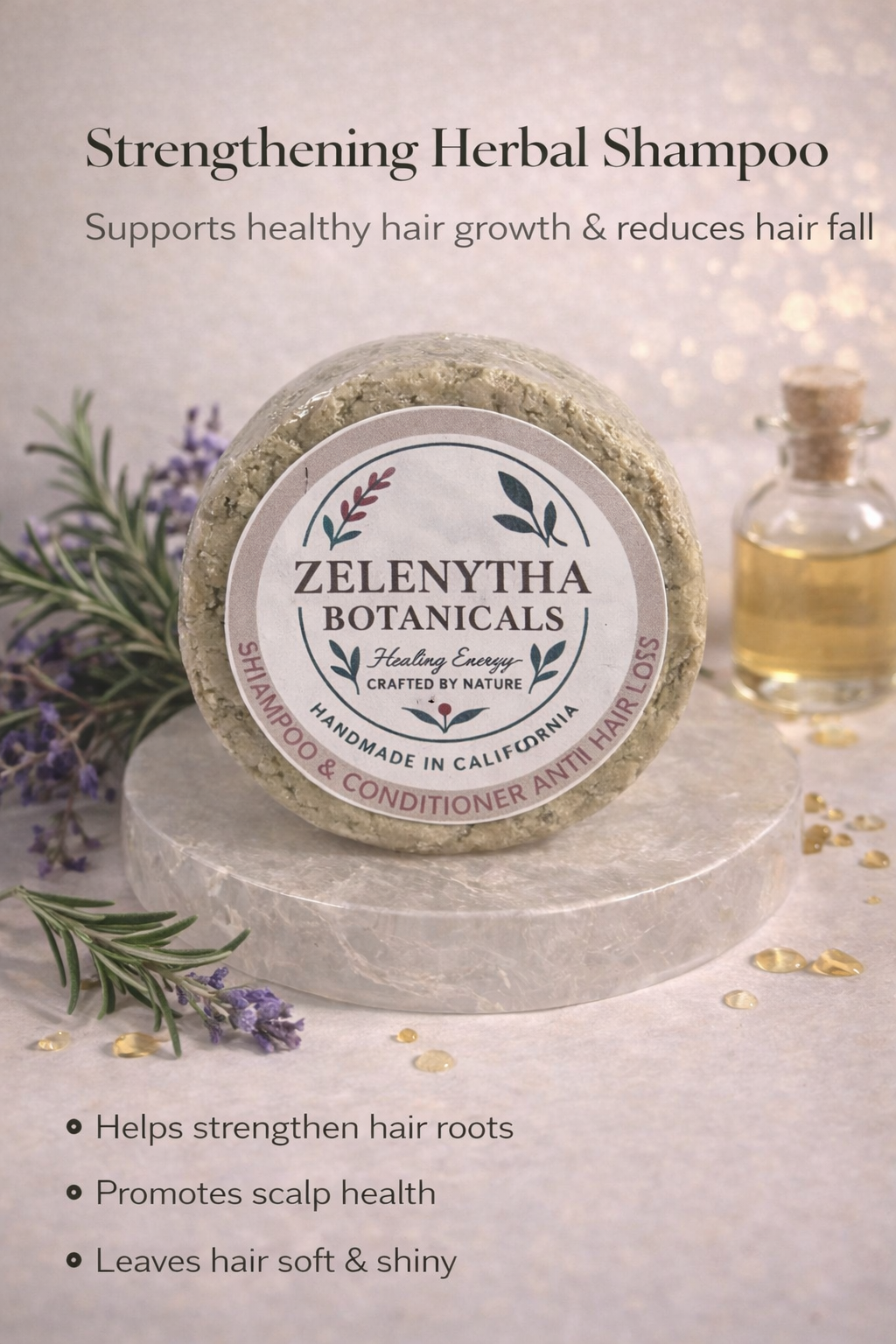 Rosemary Solid Shampoo