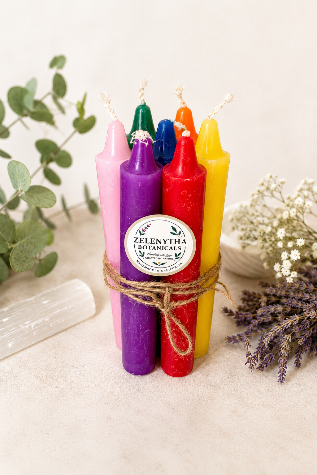 Handcrafted Spiritual Candle Set